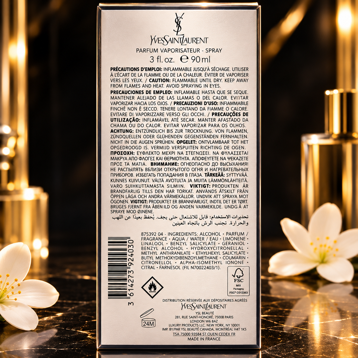 Yves Saint Laurent Libre L'Absolu Platine Eau de Parfum for Women – Luxurious & Elegant Fragrance