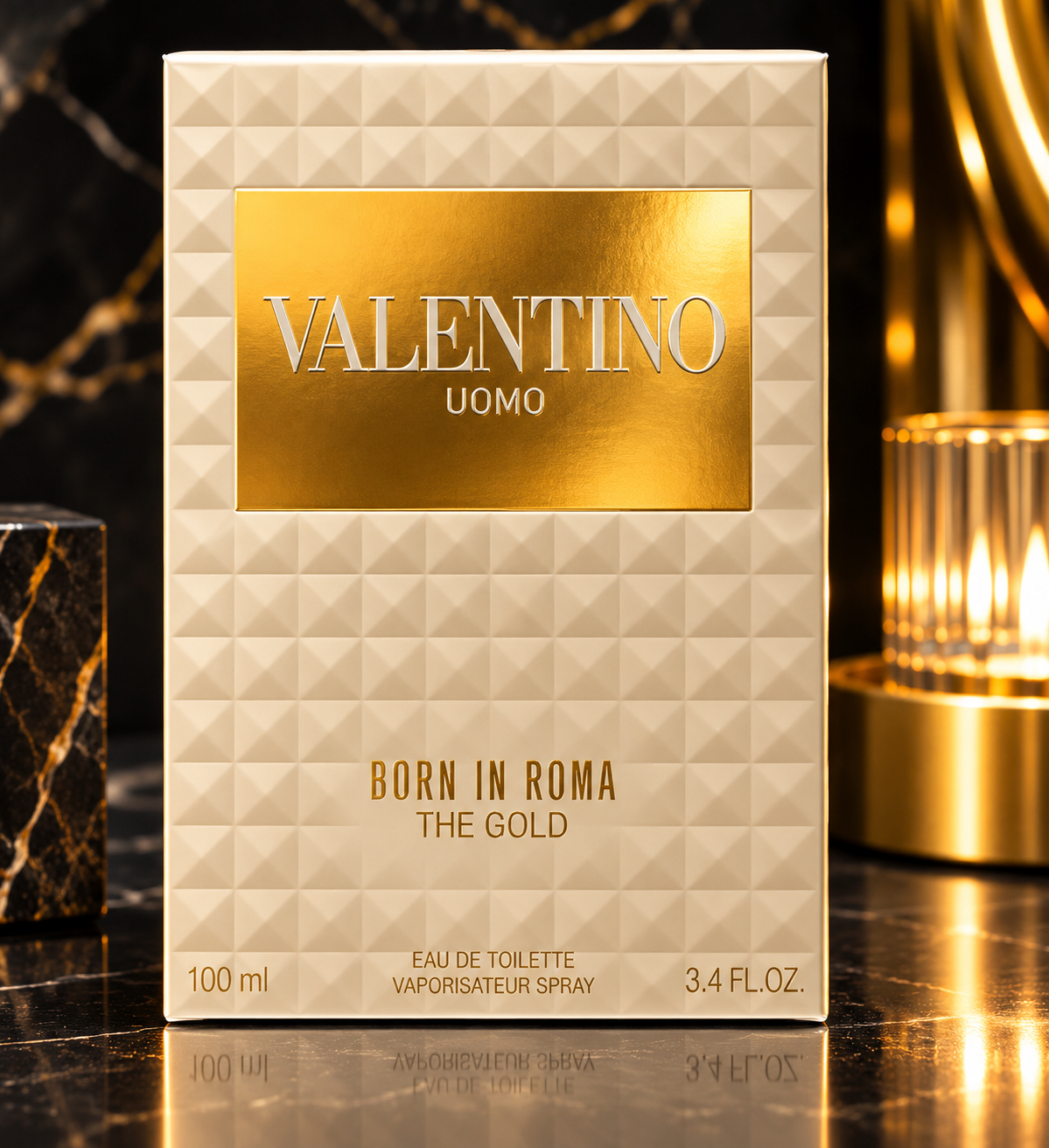Valentino Uomo Born in Roma The Gold Eau de Toilette for Men – Limited Edition Luxury Fragrance