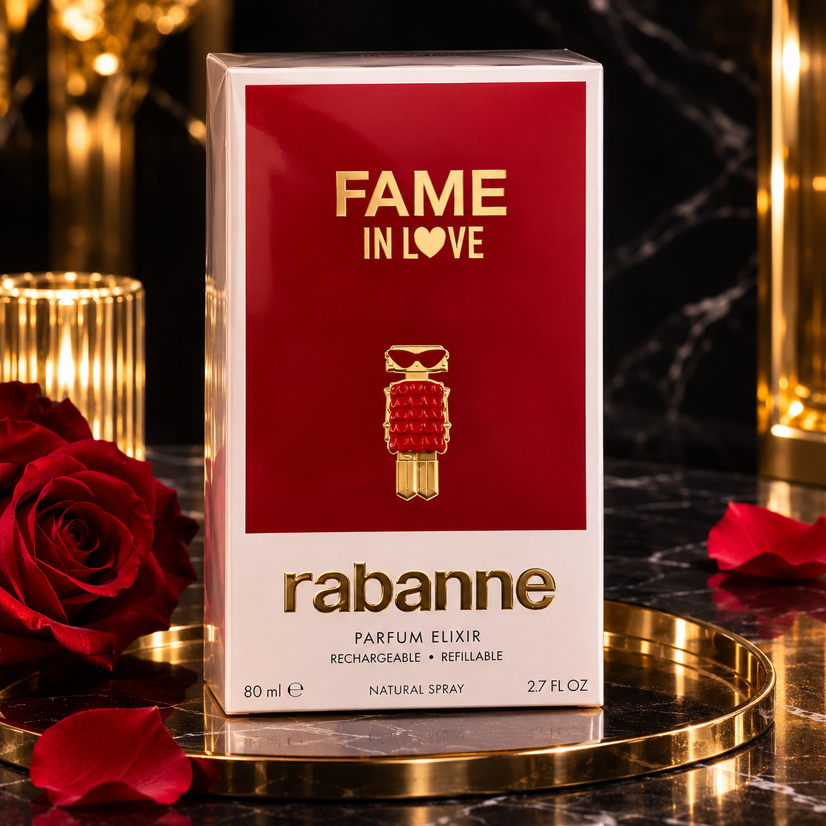 Rabanne Fame In Love Eau de Parfum for Women – Romantic & Luxurious Fragrance