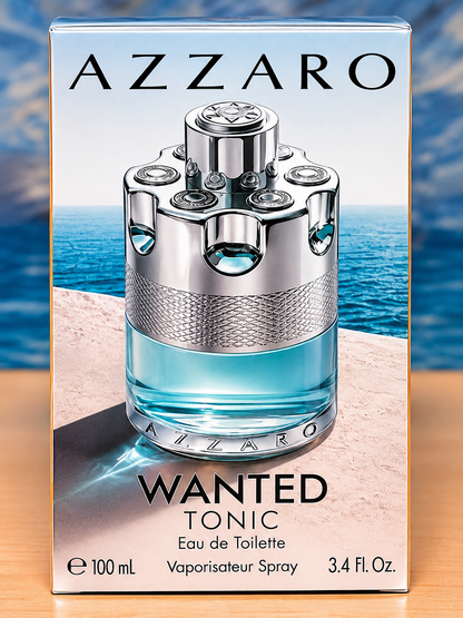 Azzaro Wanted Tonic Eau de Toilette for Men – Fresh, Citrus & Masculine Fragrance