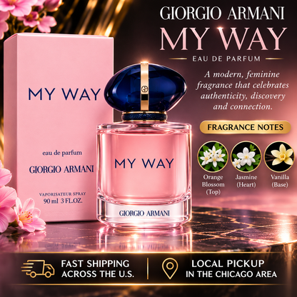 Giorgio Armani My Way Eau de Parfum for Women – Elegant, Floral & Luxurious Fragrance