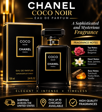 Chanel Coco Noir Eau de Parfum for Women – Elegant, Sensual & Luxurious Fragrance