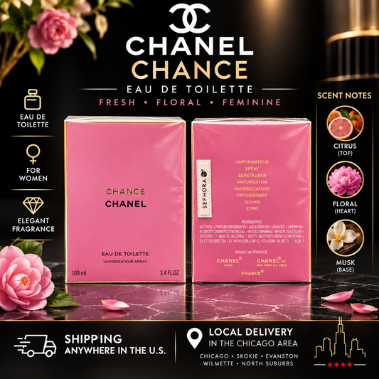 Chanel Chance Eau de Parfum for Women – Elegant & Timeless Fragrance